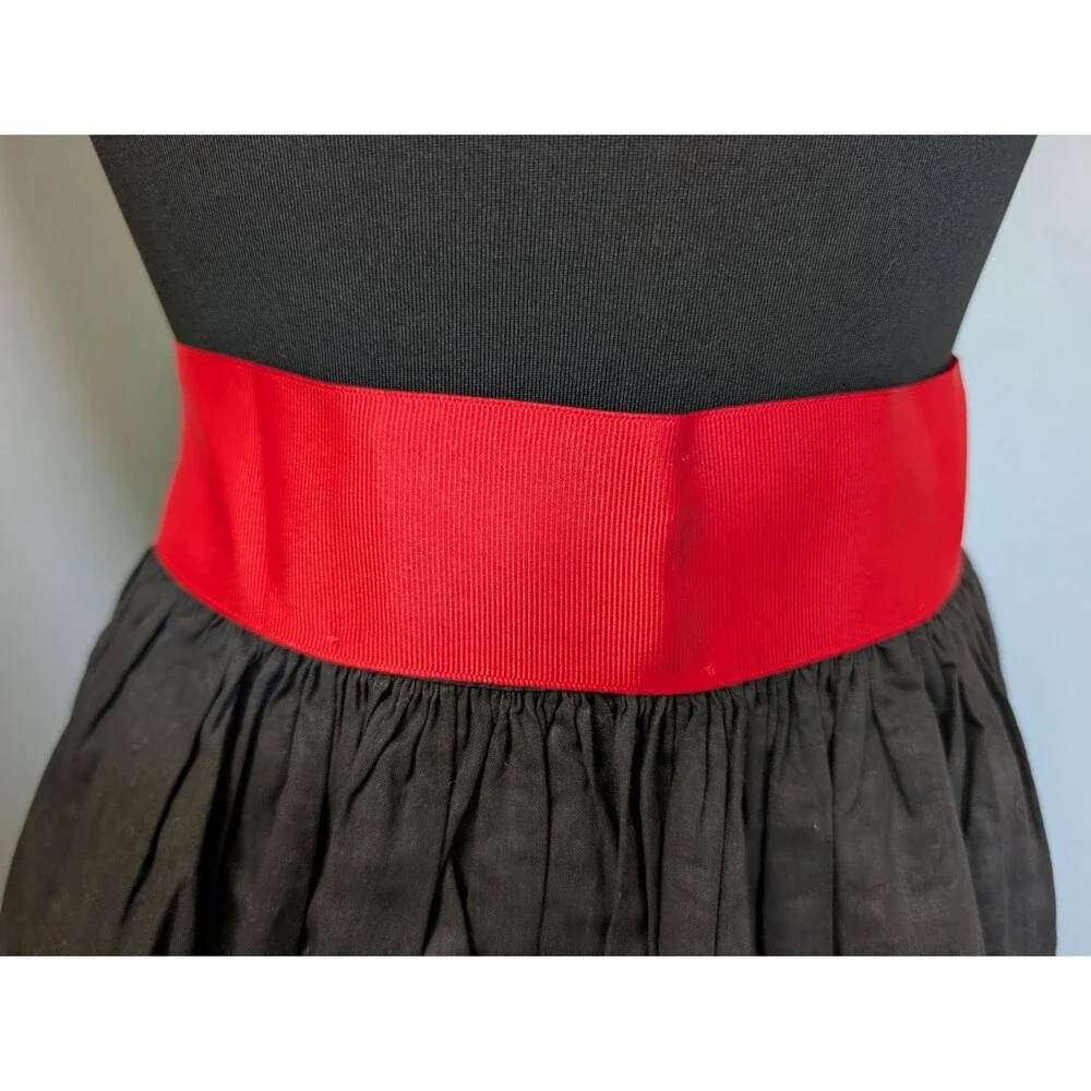 Vintage 50s 60s Half Apron, Holiday Christmas Apron